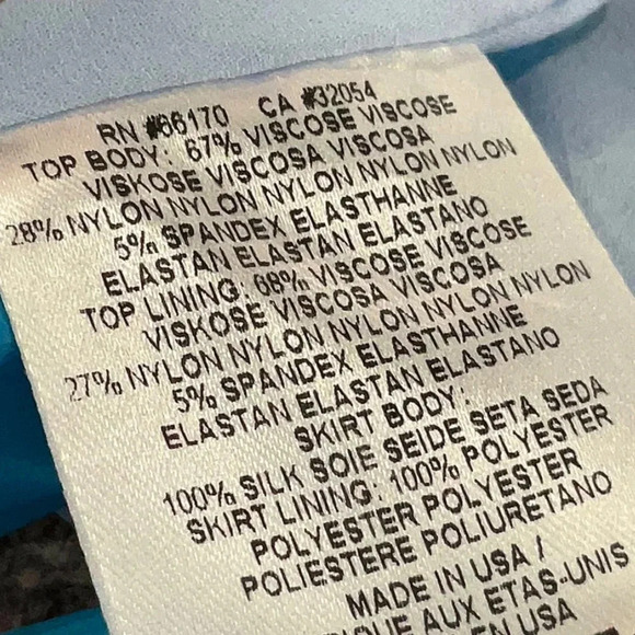 Anthropologie Hutch Blue Coral Color Block High Low Midi Dress Size Med Petite - Picture 5 of 6